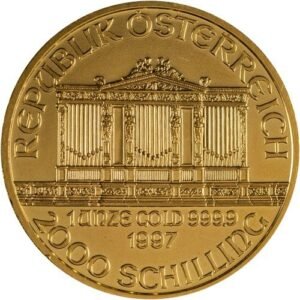 1997 1 oz Austrian Gold Philharmonic Coin