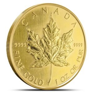 1997 1 oz Canadian Gold Maple Leaf Coin