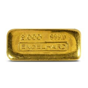 2 oz Engelhard Gold Bar For Sale