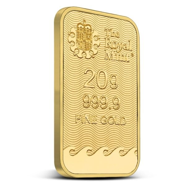 Buy 20 Gram British Gold Britannia Bar (New w/ Assay) - Image 4