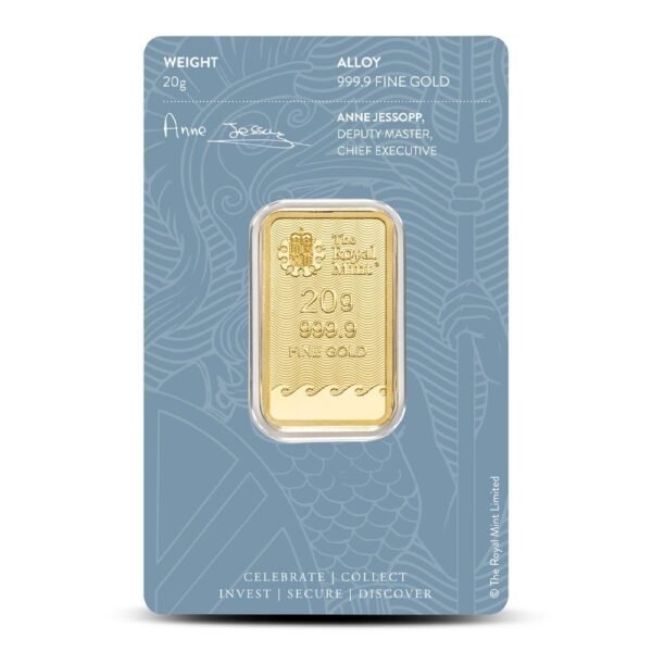 Buy 20 Gram British Gold Britannia Bar (New w/ Assay) - Image 3