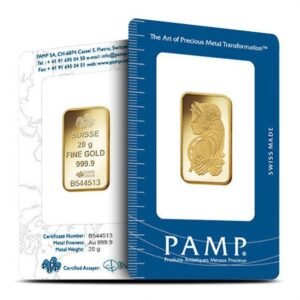 20 Gram PAMP Suisse Fortuna Gold Bar (New w/ Assay)