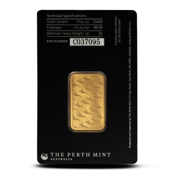 Buy 20 Gram Perth Mint Gold Bar (New w/ Assay) - Image 2