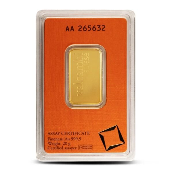 Buy 20 Gram Valcambi Gold Bar (New w/ Assay) - Image 2