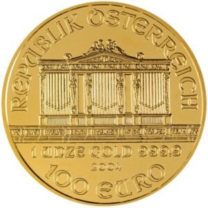 2004 1 oz Austrian Gold Philharmonic Coin