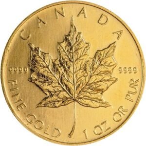 2004 1 oz Canadian Gold Maple Leaf Coin