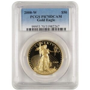 2008-W 1 oz Proof American Gold Eagle Coin PCGS PR70 DCAM