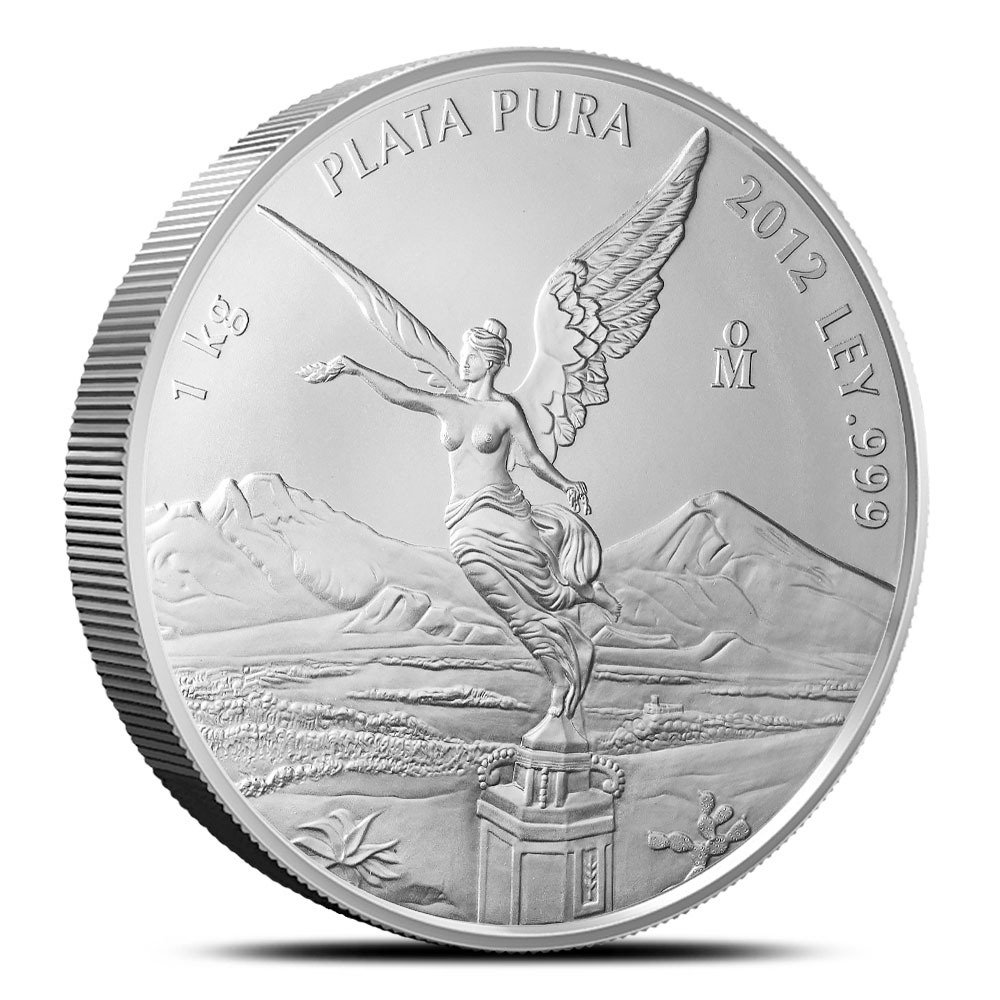 2012 1 Kilo Mexican Silver Libertad C
