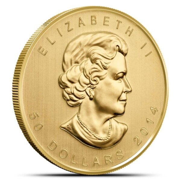 2014 1 oz Canadian Gold Maple Leaf Coin (BU) - Image 2