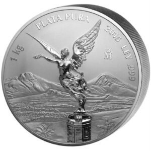 2015 1 Kilo Proof Mexican Silver Libertad Coin (Box + CoA)
