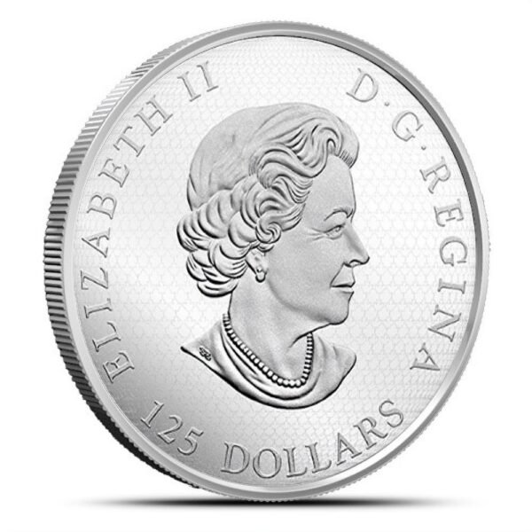 2017 500 Gram Proof $125 Canadian Silver Elk Coin (Box + CoA) - Image 2