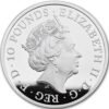 2018 10 oz Proof British Silver Queen’s Beast Dragon Coin (Box + CoA) - Image 2