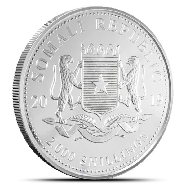 2019 1 Kilo Somalia Silver Elephant C