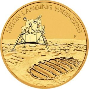 2019 1 oz Australian Anniversary of the Moon Landing Gold Coin (BU)