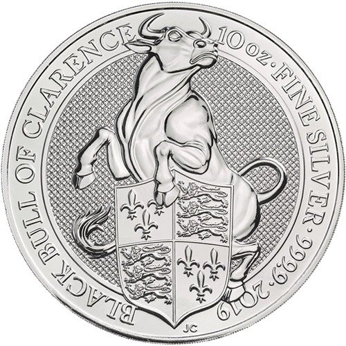 10 oz British Silver Queens Beast Bla