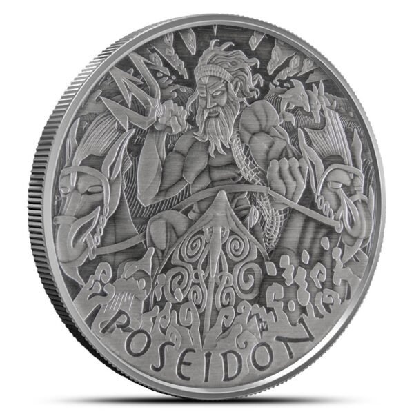 5 oz Antique Tuvalu Gods of Olympus