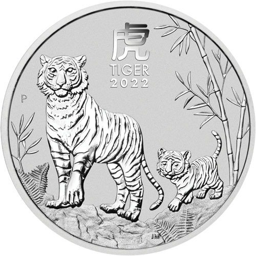 2022 1 Kilo Australian Silver Lunar T