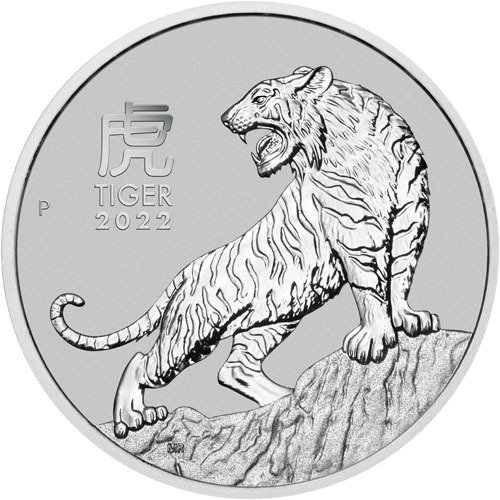 1 oz Australian Platinum Lunar Tiger