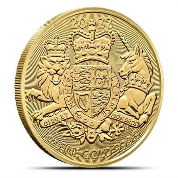 2022 1 oz British Gold Royal Arms Coi