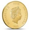 2022 1 oz Proof Niue Gold Classic Superhero Aquaman Coin - Image 2