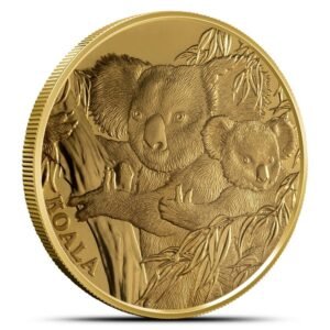 2022 1 oz Proof Niue Gold Koala And Joey Coin