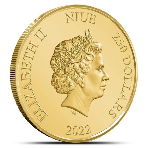 2022 1 oz Proof Niue Gold Mandalorian Grogu Coin - Image 2