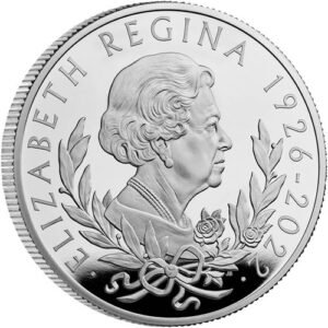 2022 10 oz Proof British Silver Her Majesty Queen Elizabeth II Coin