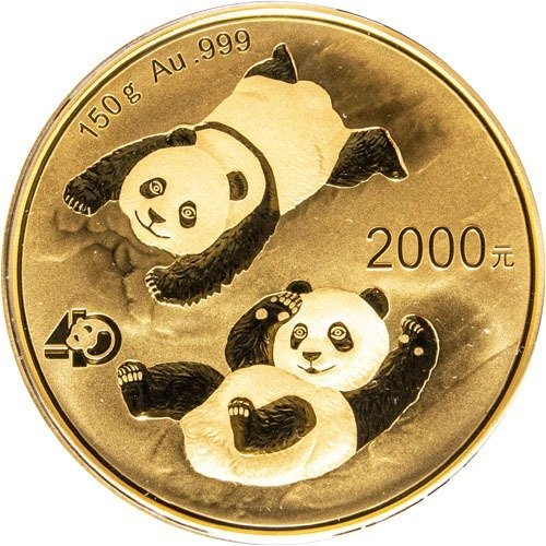 2022 150 Gram Proof Chinese Gold Pand