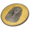2022 500 Gram Antique Djibouti Silver 100 Years of Tutankhamun Puzzle Coin (Box + CoA) - Image 2