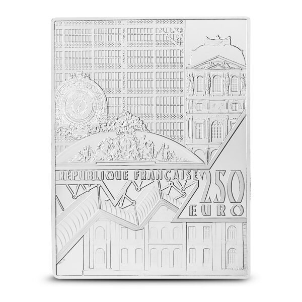 2022 500 Gram Proof French Silver The Water Lily Pond Coin (Box + CoA) - Image 2