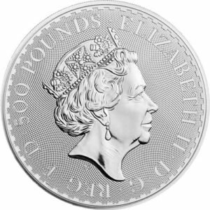 2023 1 Kilo British Silver Britannia Coin (BU, Queen Elizabeth II Obverse)