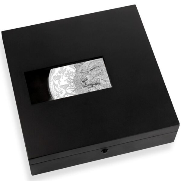 2023 1 Kilo Cook Islands Silver King of the South Coin (Ultra High Relief, Box + CoA) - Image 3