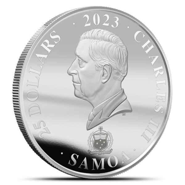 2023 1 Kilo Samoa Silver Disney 100 Years of Wonder Mickey Mouse Coin (BU, Box + CoA) - Image 2