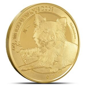 2023 1 oz Cameroon Gold World Famous Dogs Mexican Chihuahua Coin