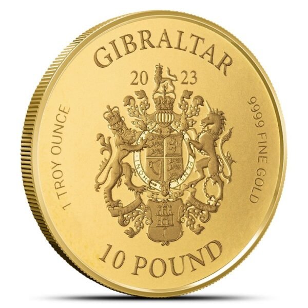 Buy 2023 1 oz Proof Gibraltar War Elephant Gold Coin - Image 2