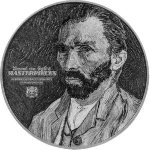2023 43 oz Republic of Chad Vincent Van Gogh’s Masterpiece Bi-Metal Coin (High Relief)