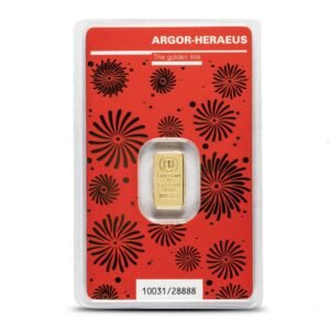 Buy 2024 1 Gram Argor Heraeus Lunar Dragon Gold Bar (New w/ Assay)