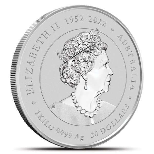 2024 1 Kilo Australian Silver Lunar Dragon Coin (BU) - Image 2