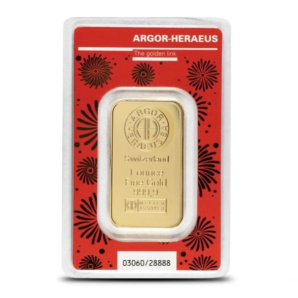 2024 1 oz Argor Heraeus Lunar Dragon