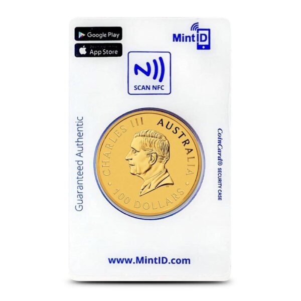 2024 1 oz Australian Gold Kangaroo Coin (MintID, AES-128 Encrypted) - Image 2