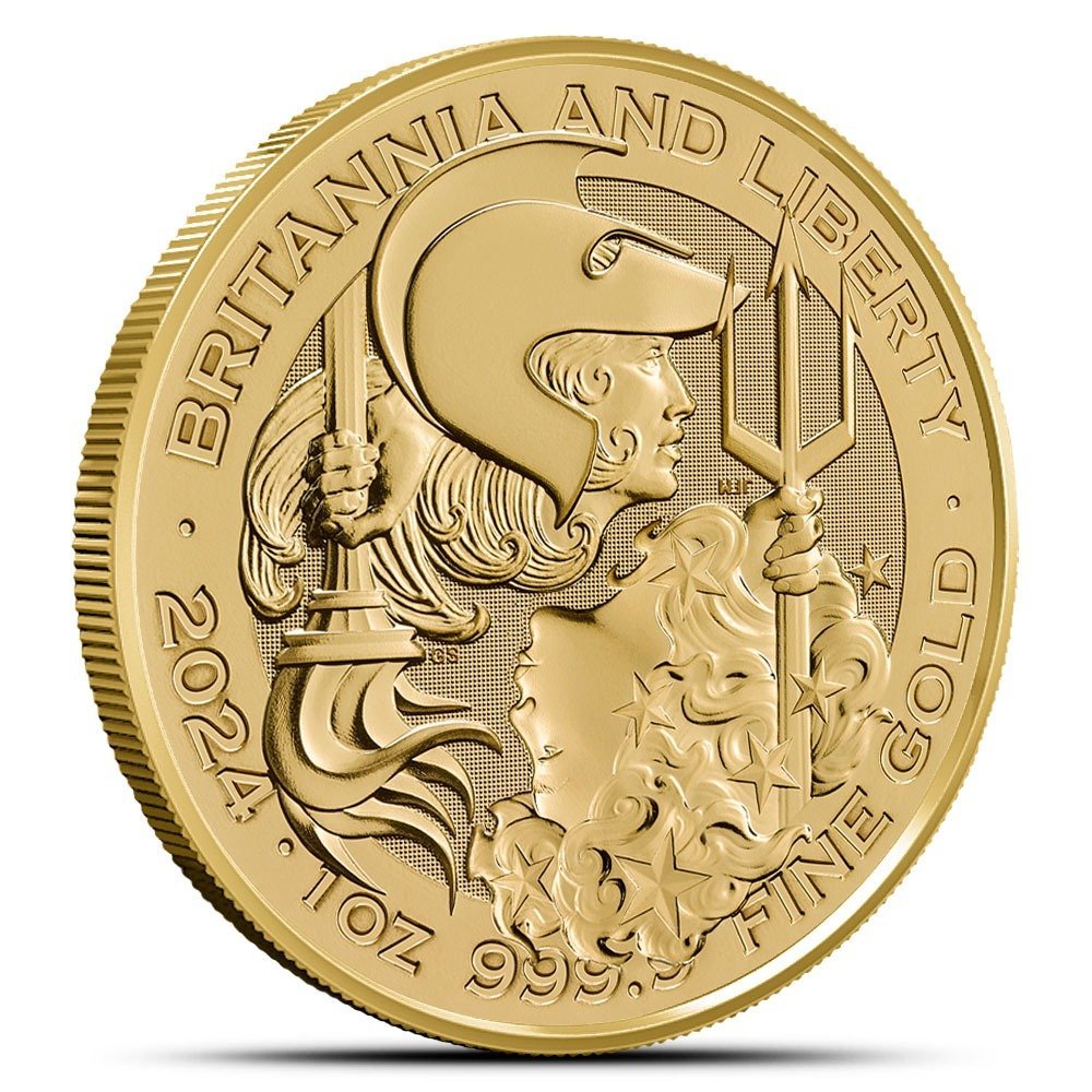 2024 1 oz British Gold Britannia and