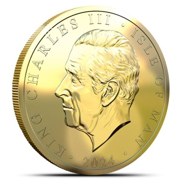 2024 1 oz Isle of Man Gold Noble Coin - Image 2