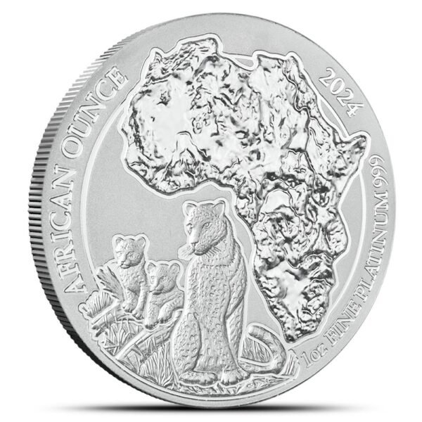 2024 1 oz Rwandan Leopard Platinum Co