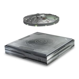 2024 7 oz Antique Cameroon Silver UFO MP-1766 Levitating Coin (Box + CoA)