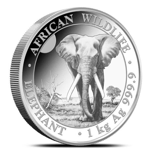 2025 1 Kilo Somalia Silver Elephant C
