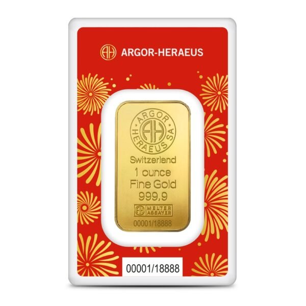 Buy 1 oz Argor Heraeus Lunar Snake Gold Bar (New w/ Assay) 2025 - Image 2