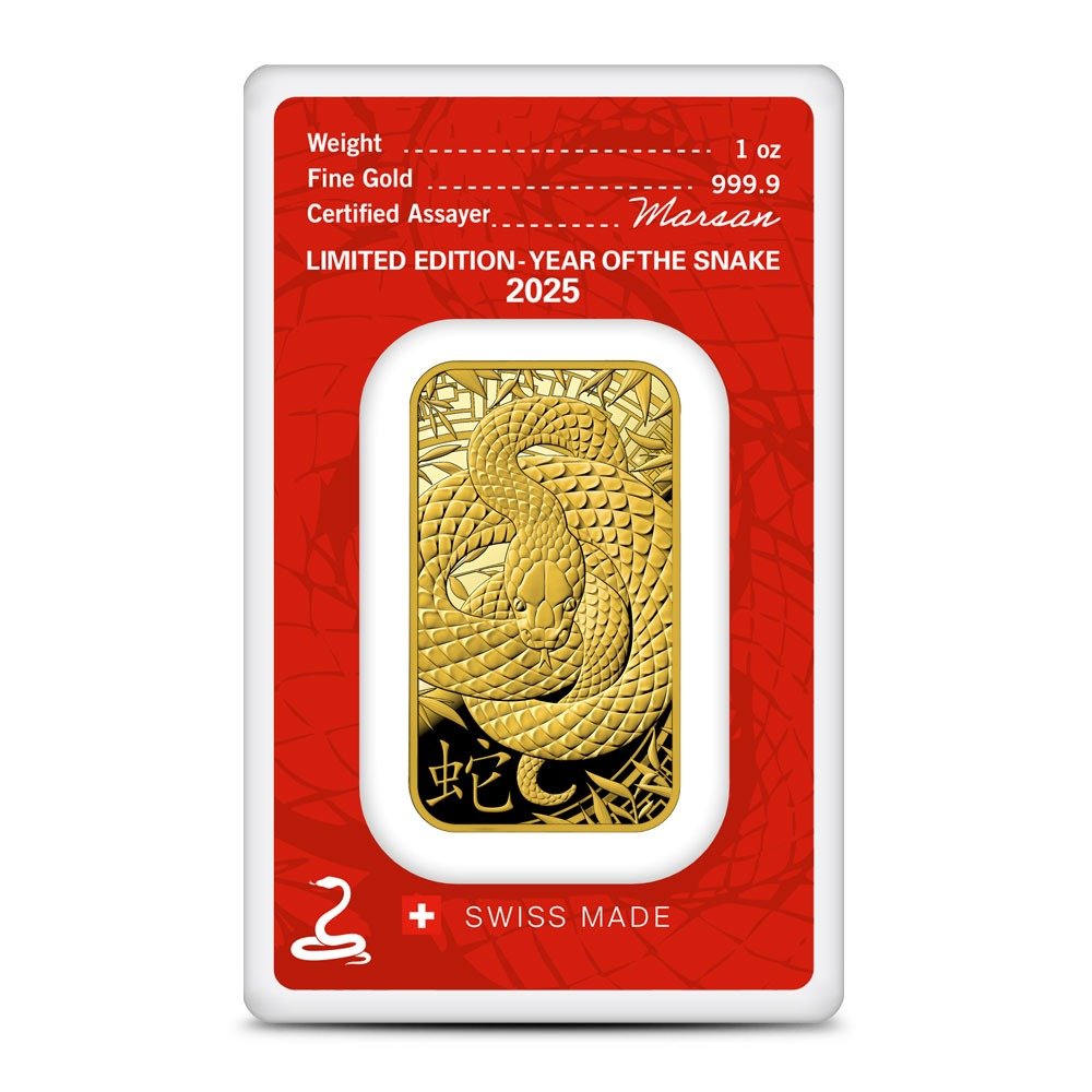 Buy 1 oz Argor Heraeus Lunar Snake