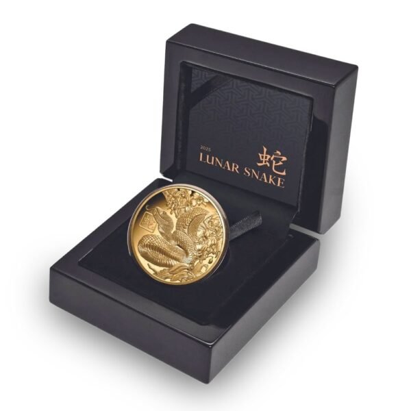 2025 1 oz Proof Niue Gold Lunar Year of the Snake Coin (Box + CoA) - Image 2