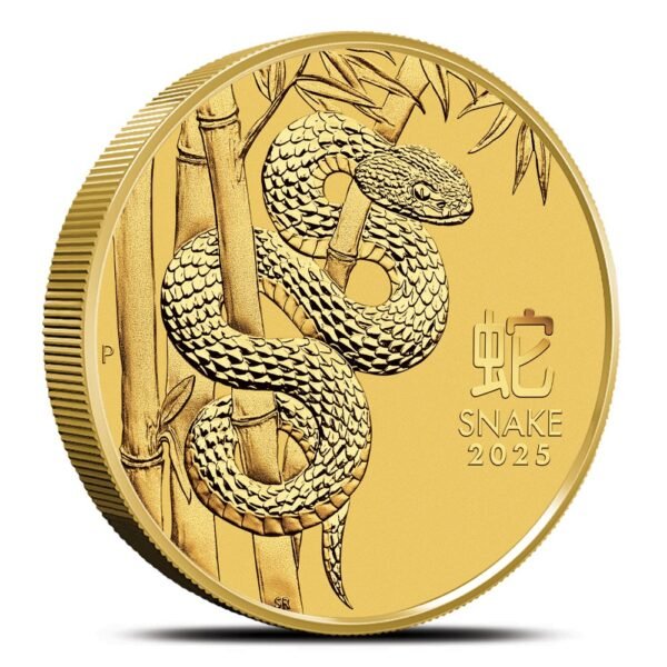2025 10 oz Australian Gold Lunar Snak