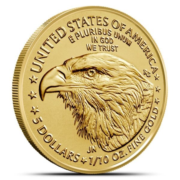 Buy 1/10 oz American Gold Eagle Tube (50 Coins, BU - 2025) - Image 3